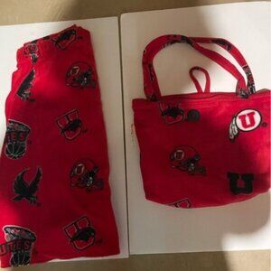 Utah Utes Spa Wrap and Matching Bsg